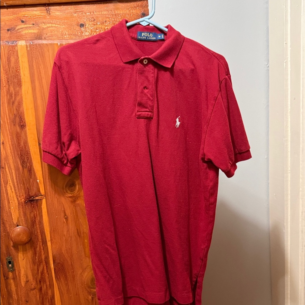 Polo by Ralph Lauren Men's Classic Red Polo Shirt